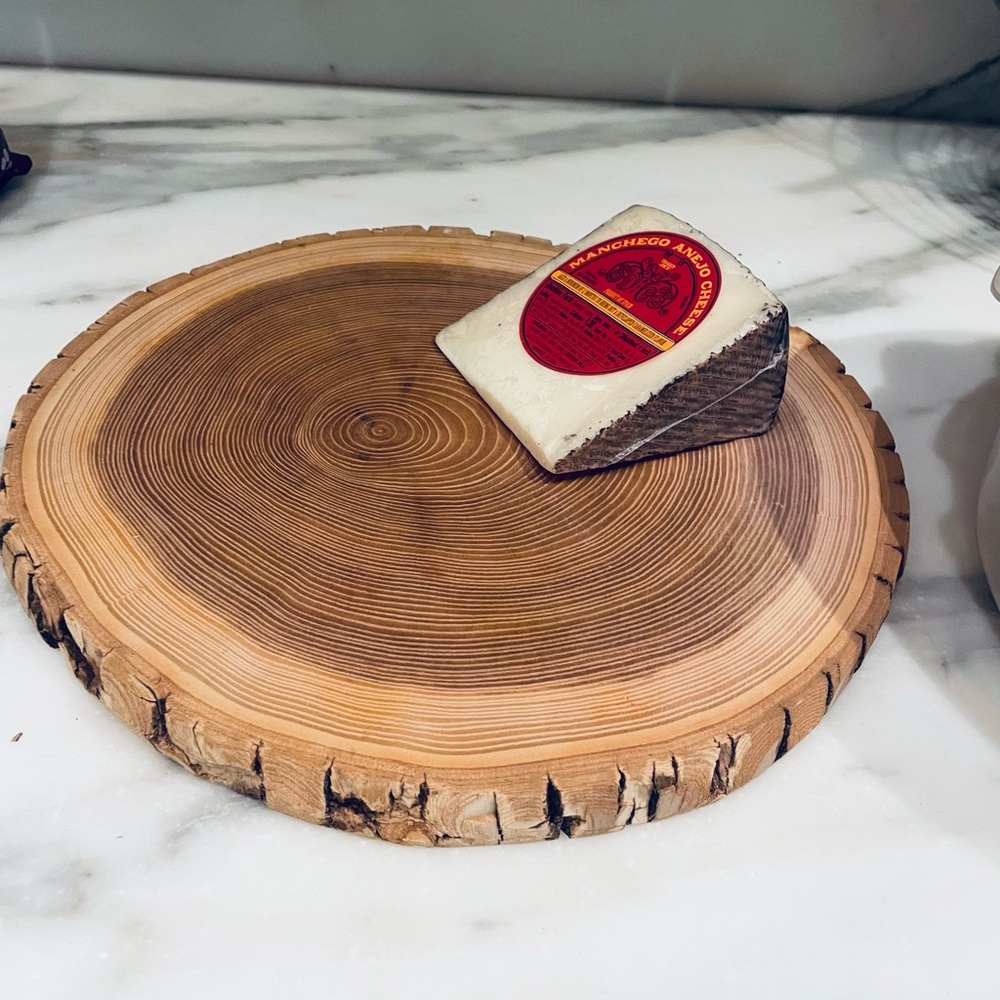 Natural Wood Grain Cheese Board